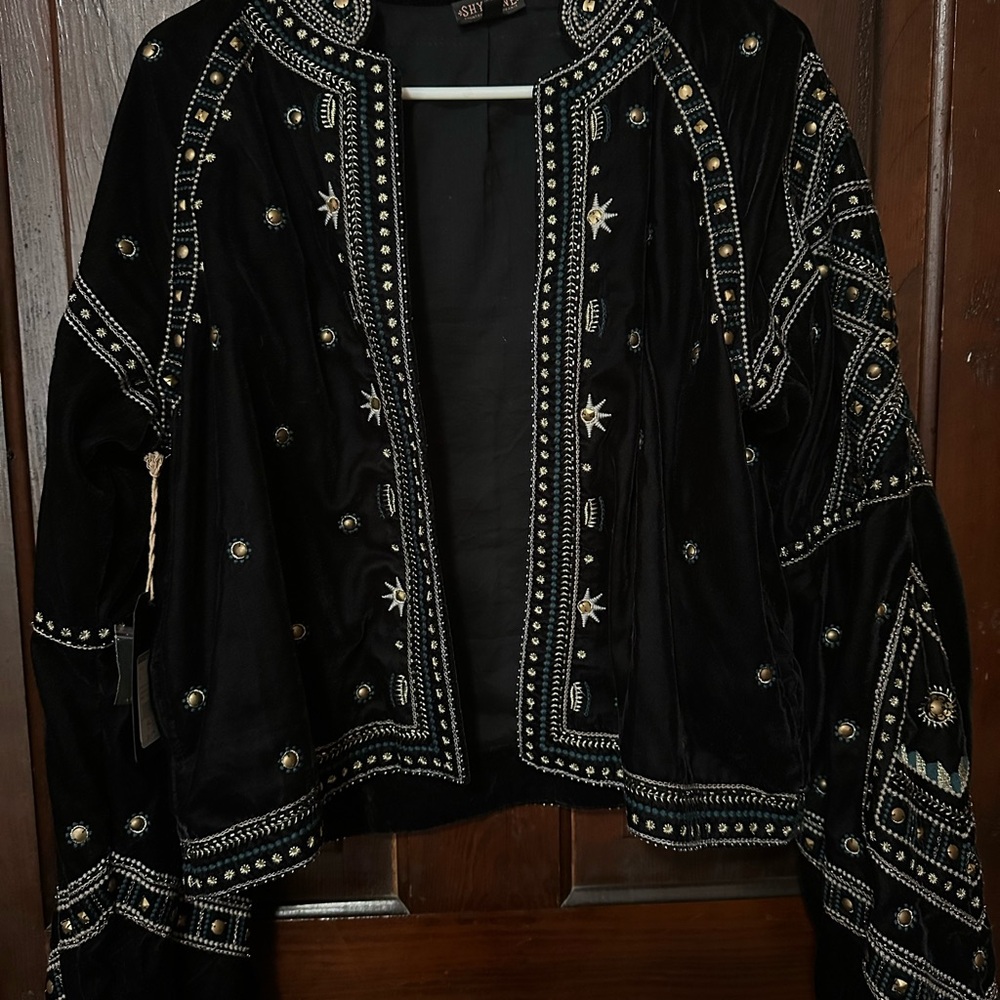 Embellished Black Jacket